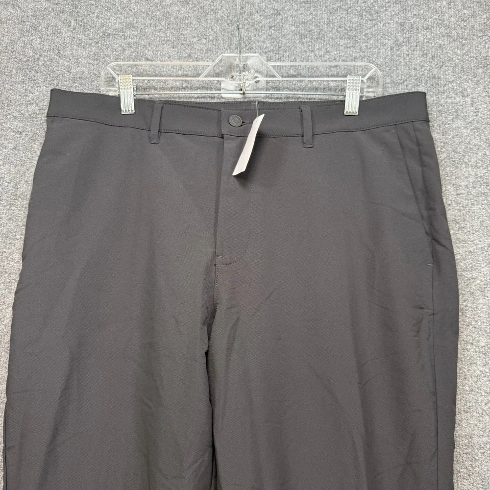 Banana Republic Core‎ Temp Pants Mens 36x32 Black Performance Golf Chinos NEW